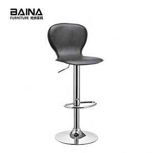 High modern swivel outdoor pvc bar counter stools