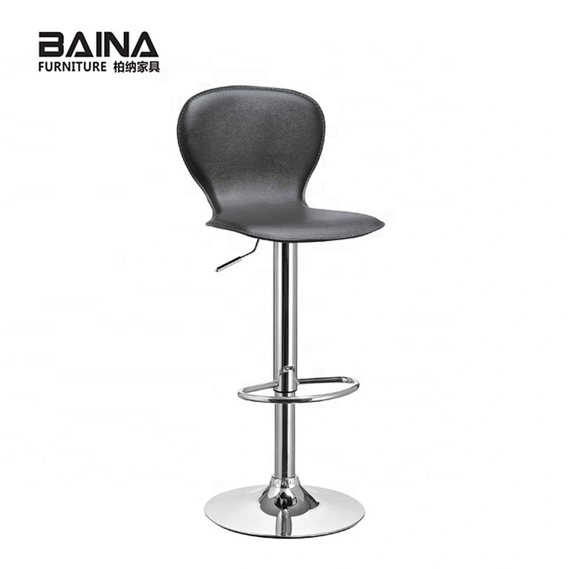 High modern swivel outdoor pvc bar counter stools