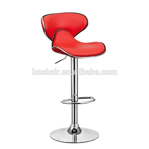 Cheap leather high metal swivel bar stool wholesale