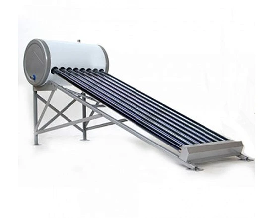 Low pressure solar water heater with galvanized steel U-type frame