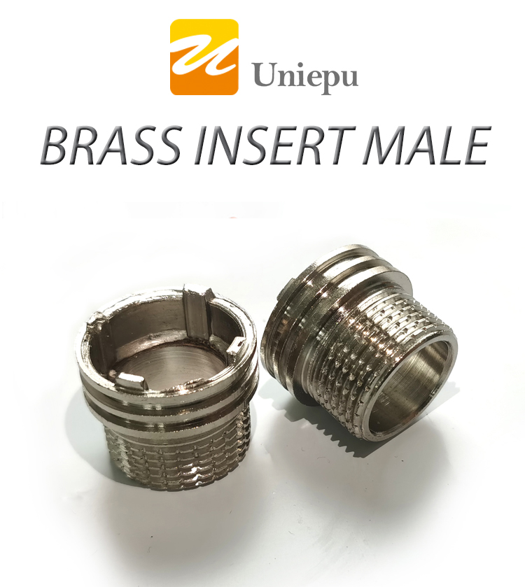 brass insert male