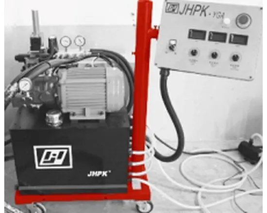 water heater foaming line