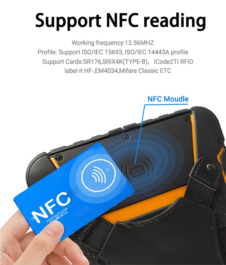rugged tablet with NFC