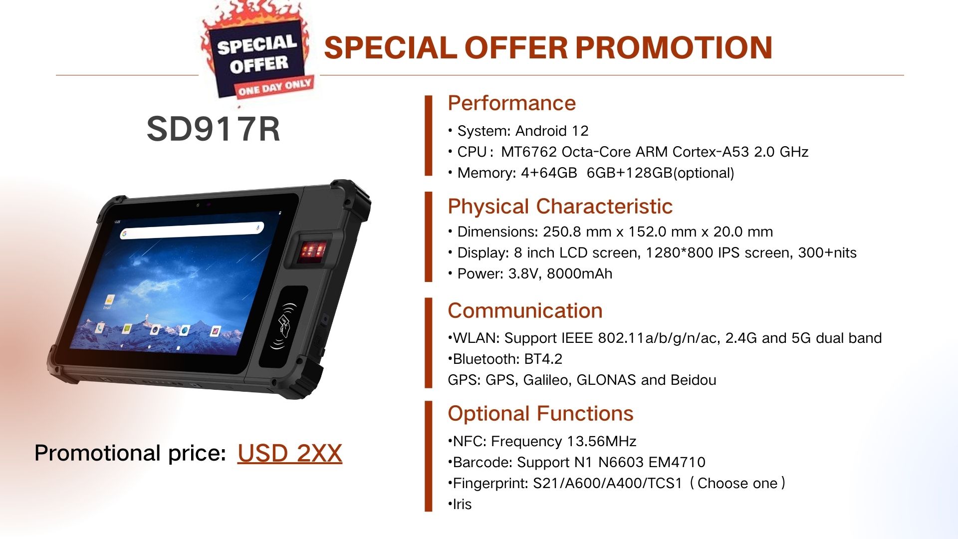 biometric tablet