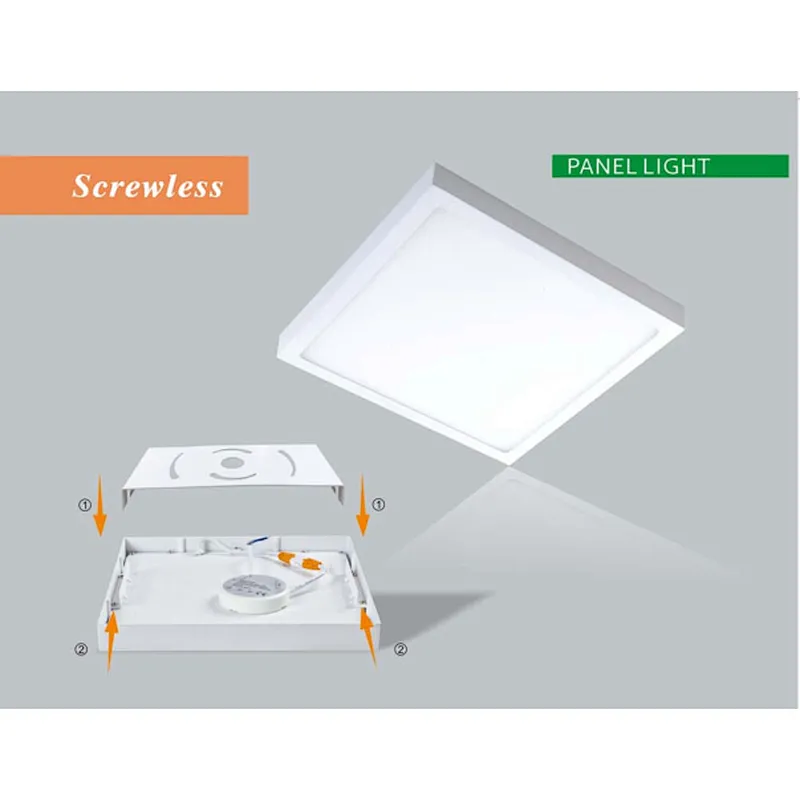 9W Square LED panel light