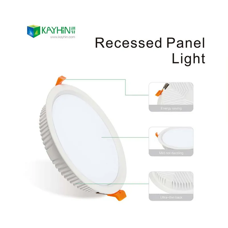 7W Recessed panel light