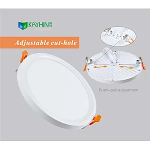Adjustable cut-hole panel light 9W
