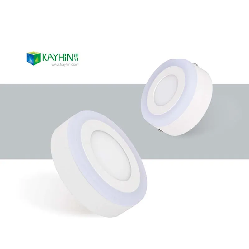 6W Double color panel light