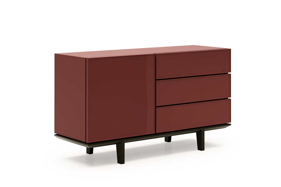 red cabinet