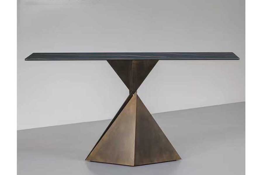 Padova Console Table Stainless Steel,Marble,Sintered Stone Table