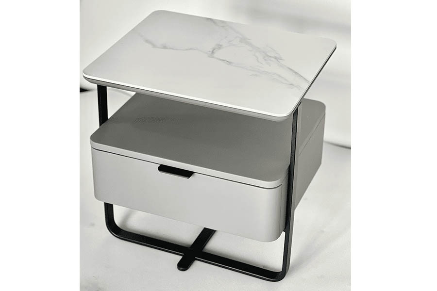 Fontana black drawer nightstand Manufacturer
