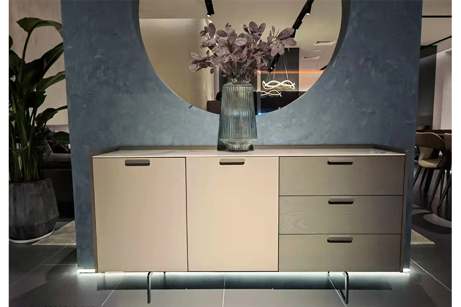 August Cabinet HM0220-2108-4 sintered stone top sideboard