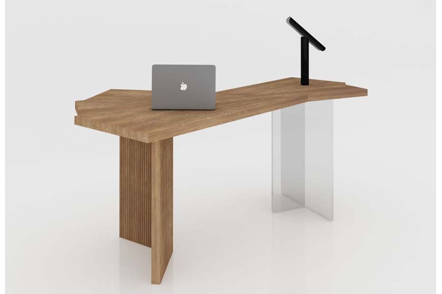 Giotto Table HM0040-CJT217solid wood Acrylic foot multifunctional table