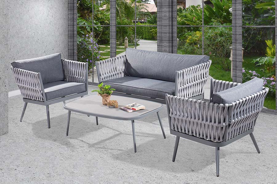 Bronzino Outdoor sofa set HM81-19238-SS1 Comfortable seating, space-saving, fashionable design outdoor furniture
