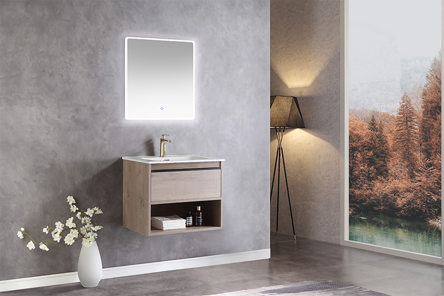 Dosso Vanity HM7169-WB011 Small wall hanging bathroom washbasin wash table wall mounted light luxury washbasin combination cabinet