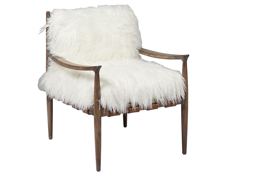 Modern fashion velvet upholstered armchair Plush decorative chair modern living room bedroom leisure chair