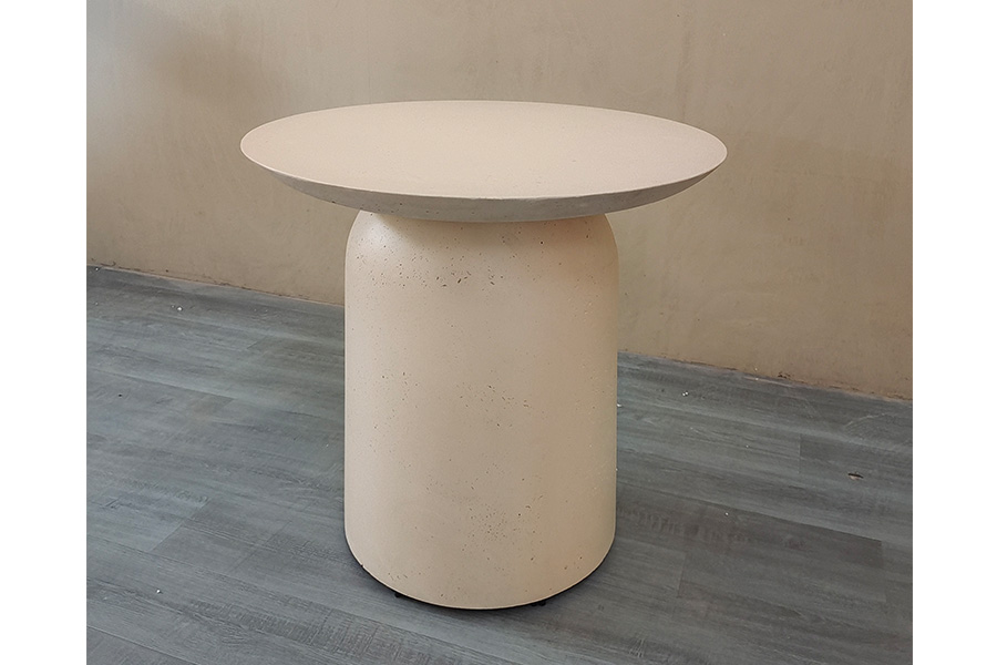 Bronzino modern art cement Nordic design coffee table wabi-sabi small outdoor concrete coffee table HM0629-MD01