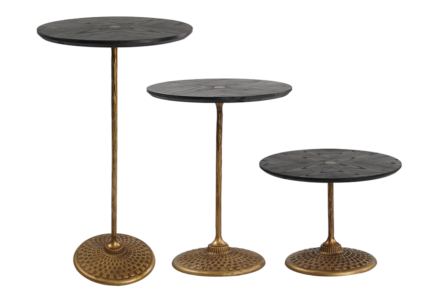 Wood Top Table With Gold Metal Base Handmade Customized Coffee Table For Living Room Wholesale Supplies Metal Desk