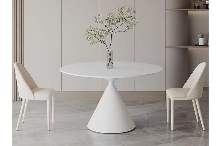 Giotto Dining table HM0572-A14 round table wabi-sabi style dining room furniture