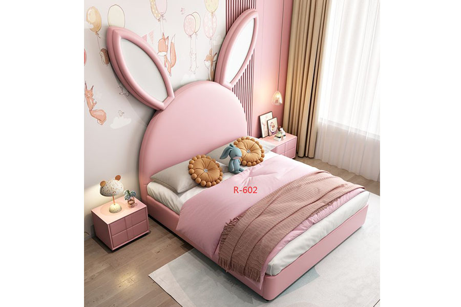 VINCENT Kids bed HM0645-602 Mickey Rabbit Children's Bed Modern minimalist girl cartoon bed
