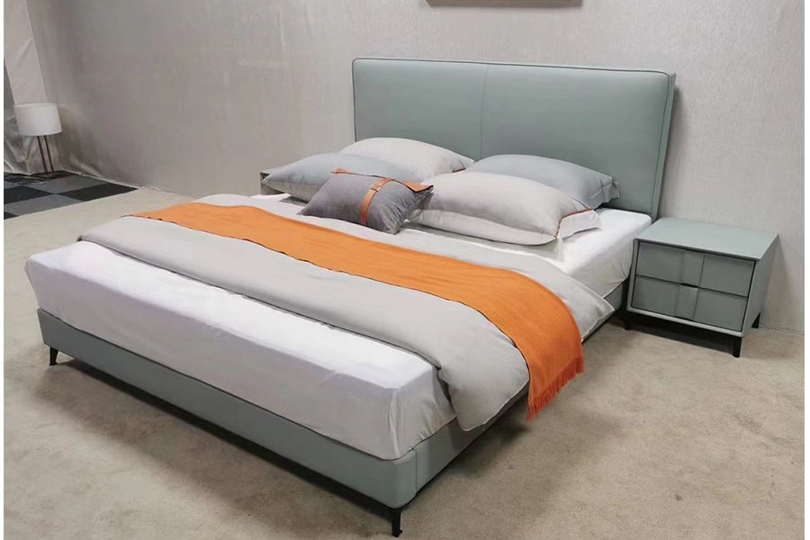 VINCENTupholstered bed HM0645-217elegant,Simple light luxury style furniture