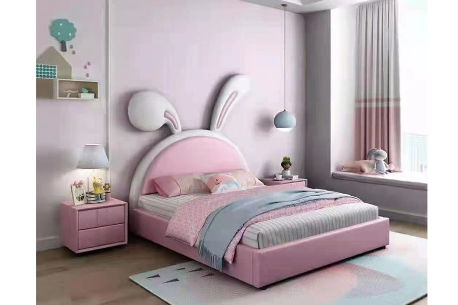 VINCENT Kids bed HM0645-011 Modern simple rabbit ears children's bed