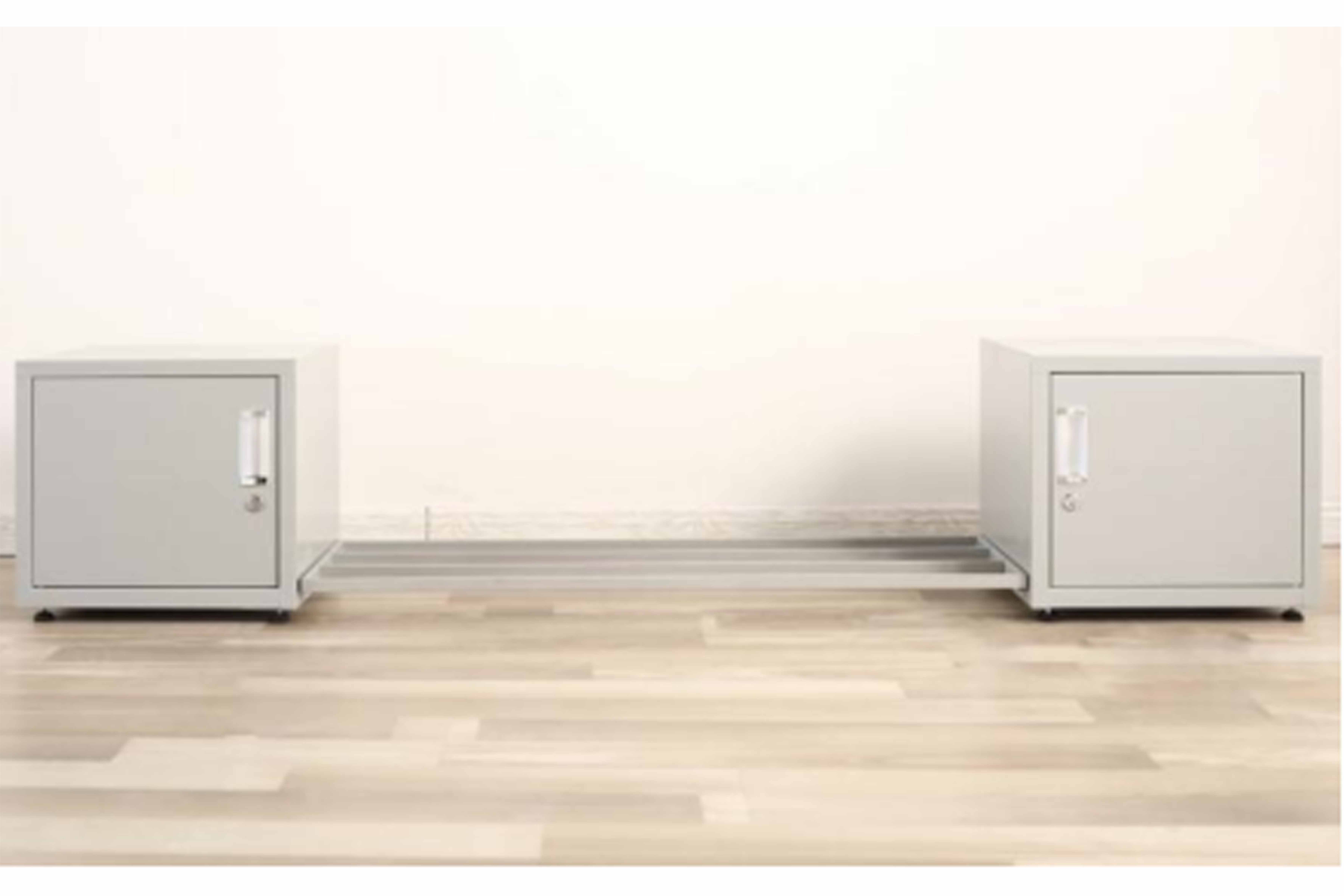 Under bed cabinet dormitory iron frame