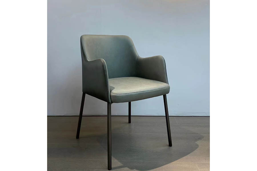 Frans Dining chair HM0760-DY-235 Italian light luxury high armrest dining chair