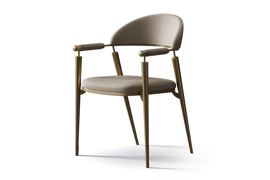Frans Dining chair HM0744-23-64 Modern light luxury dining chair simple high-end designer with armchairs