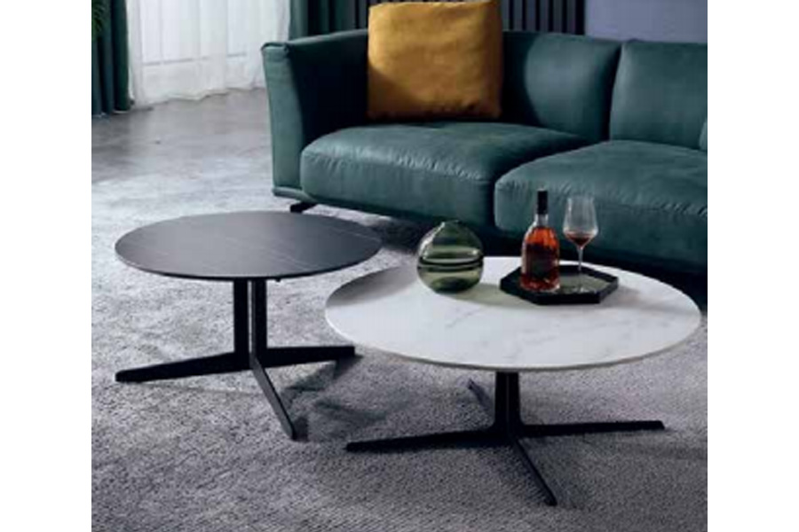 Sintered stone top coffee table