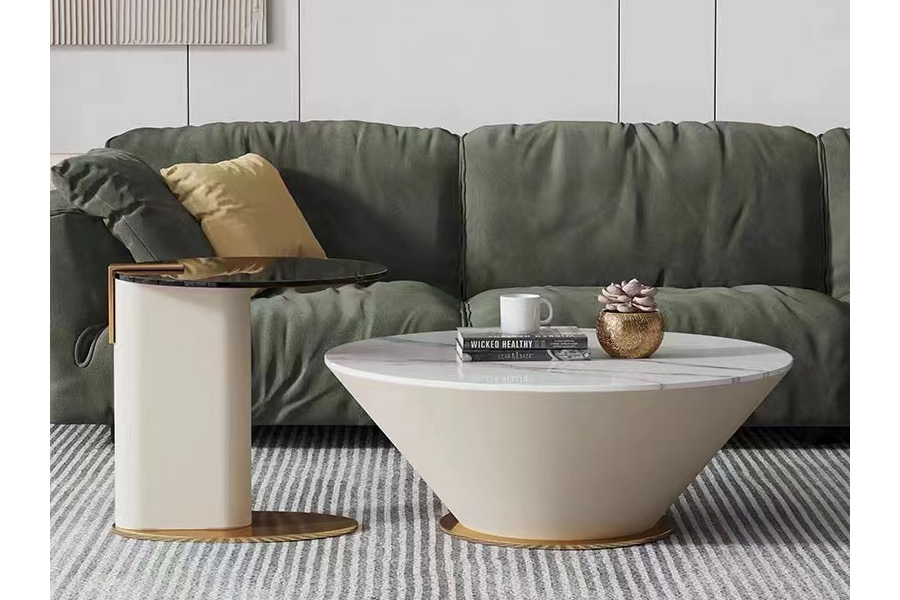 Circle coffee table set