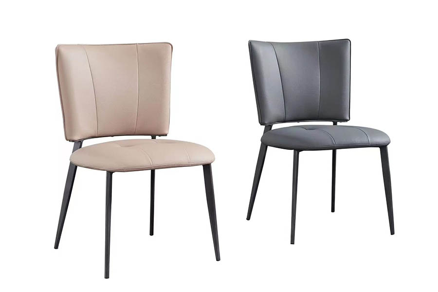 Frans Dining chair HM0744-23-83 Italian light luxury dining chair home back simple restaurant chair
