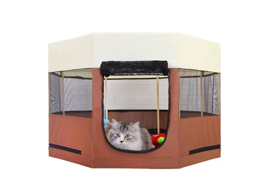 Folding pet house