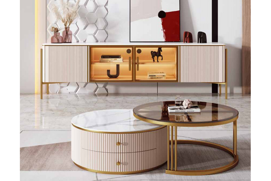 tv stand coffee table set