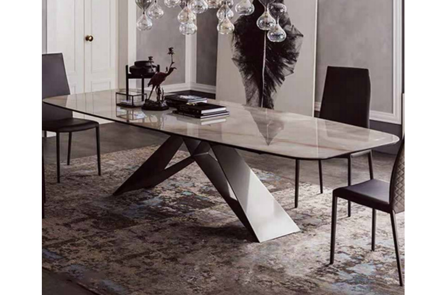 Sintered stone dining table