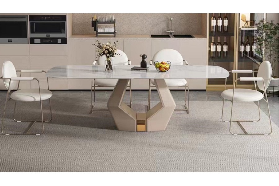 Modern and concise style dining table