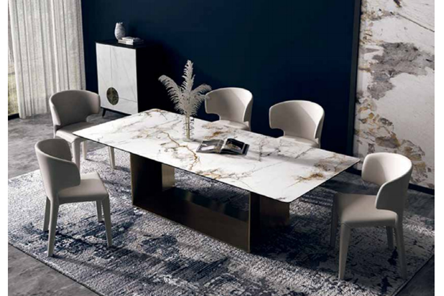 Modern and concise style dining table