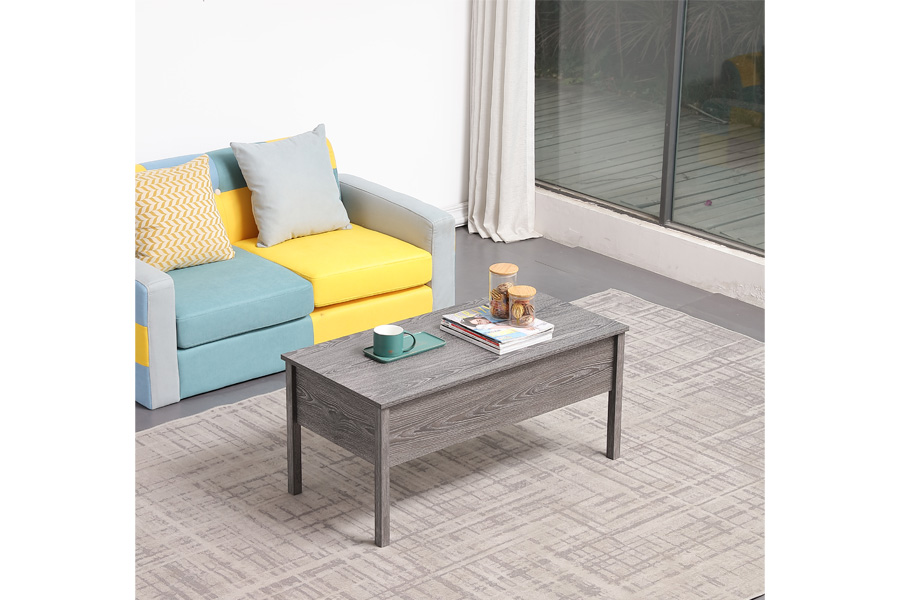 Furniture factory coffee table laminated board coffee table Rental house furniture coffee table Economy hotel furniture coffee table