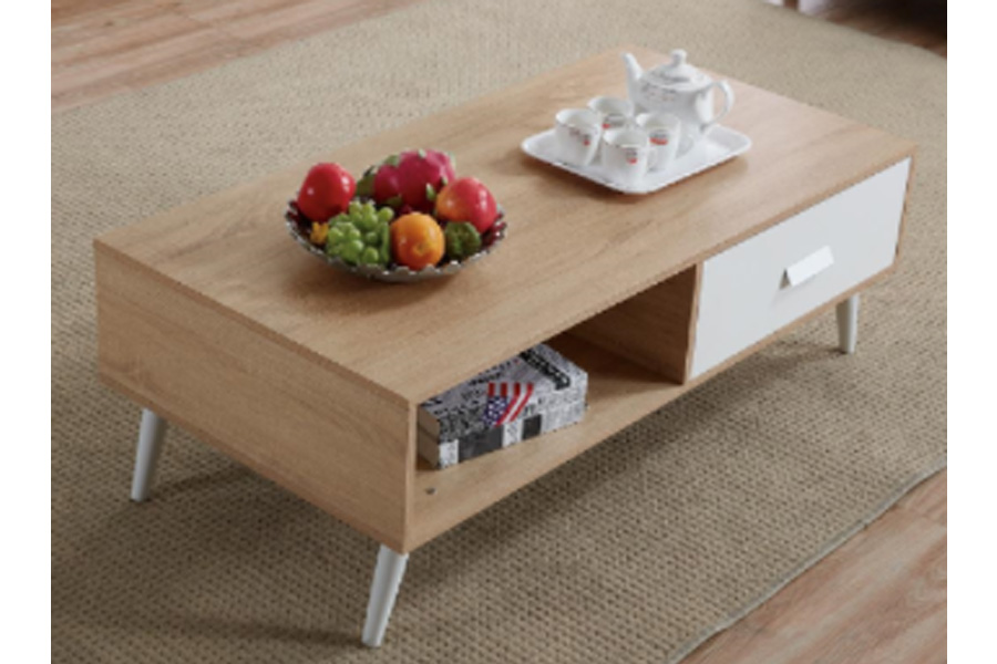 Furniture factory coffee table laminated board coffee table economical coffee table Economy hotel furniture coffee table