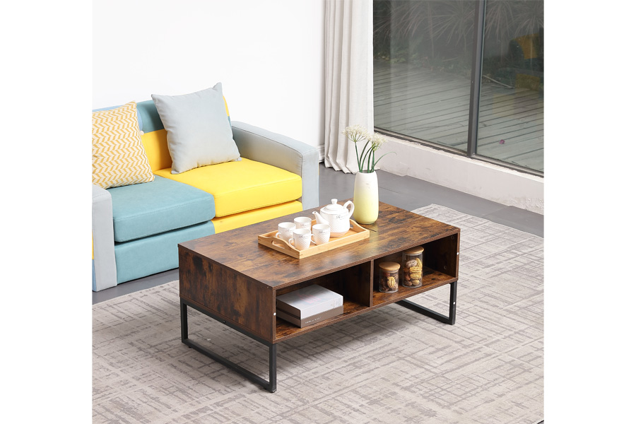 Furniture factory coffee table laminated board coffee table Rental house furniture coffee table Economy hotel furniture coffee table
