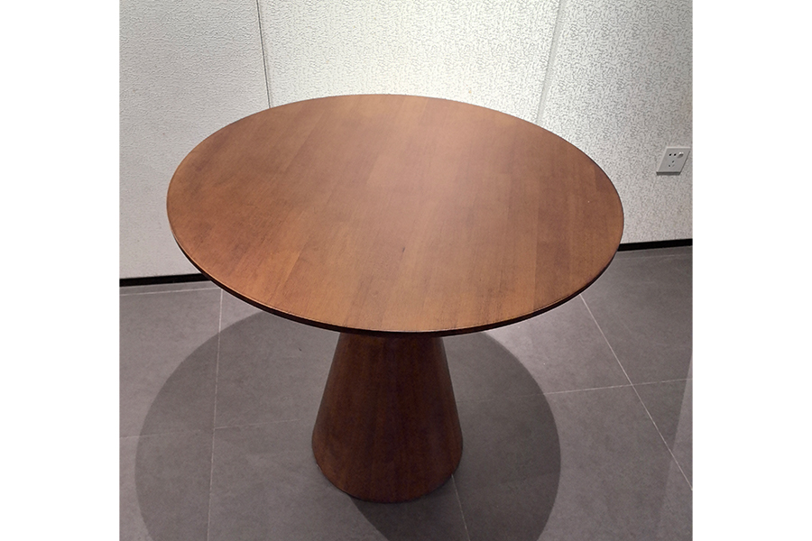 Modern solid wood dining table Hotel apartment public area negotiation table diningroom furniture