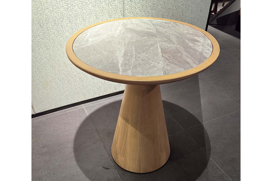 Simple hotel apartment dining table negotiation table livingroom wood side table