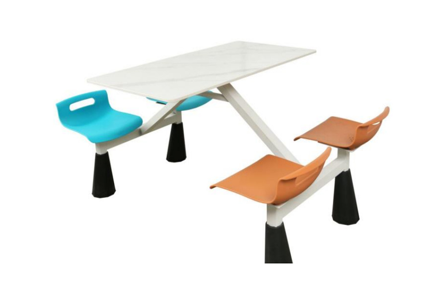 Dining table&chair set Student canteen dining table&chair set Staff canteen dining table&chair set