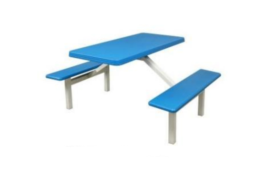 Dining table&chair set Student canteen dining table&chair set Integrated Dining Table and Chairs