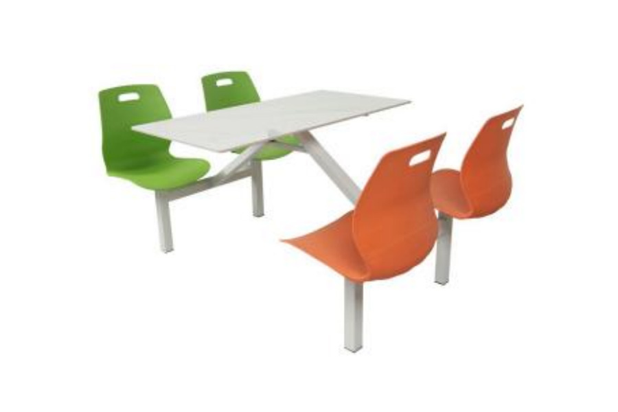 Dining table&chair set Student canteen dining table&chair set Staff canteen dining table&chair set
