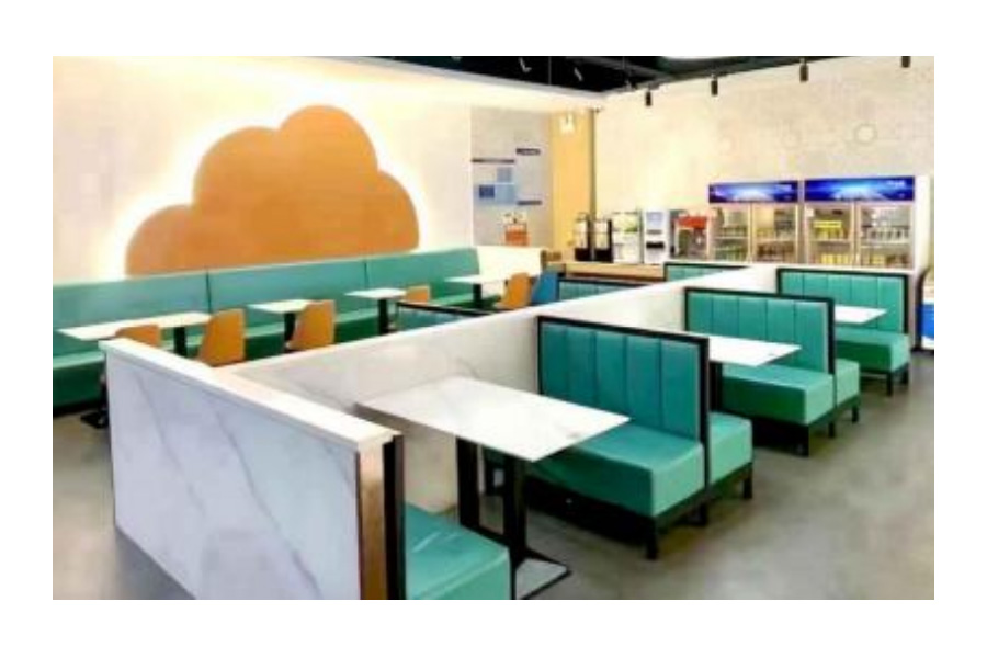 simple style Dining table&chair set Restaurant dining table&chair set Restaurant booth seat