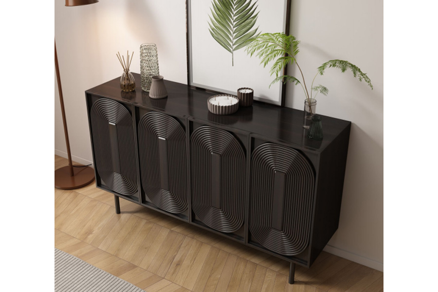 Side cabinet Mid-century style side cabinet Multifunctional side cabinet Vintage side cabinet