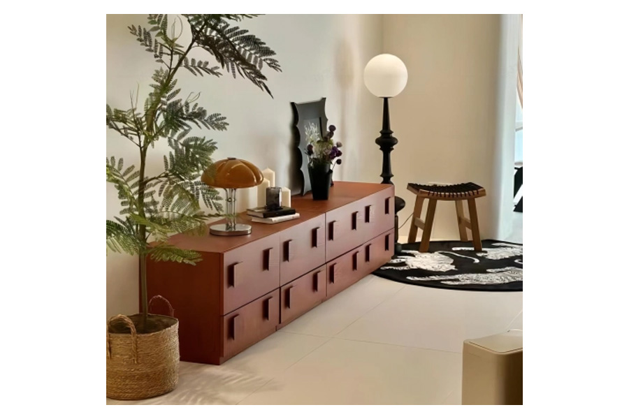 Side Cabinet Medieval side cabinet Multifunctional side cabinet Vintage side cabinet