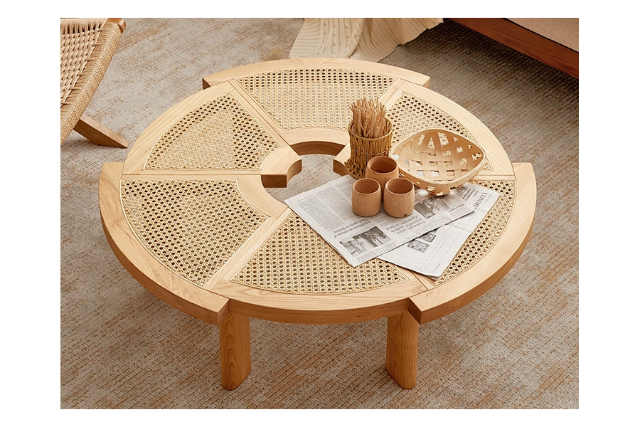 Coffee table Nordic medieval style coffee table Fashion design coffee table Circle coffee table