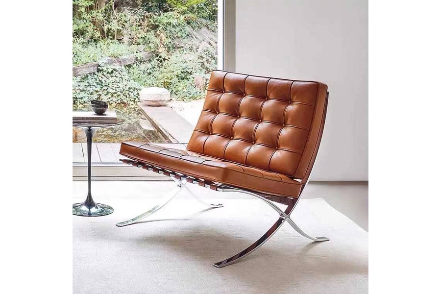 Barcelona chair modern single sofa chair designer vintage style lounge chair